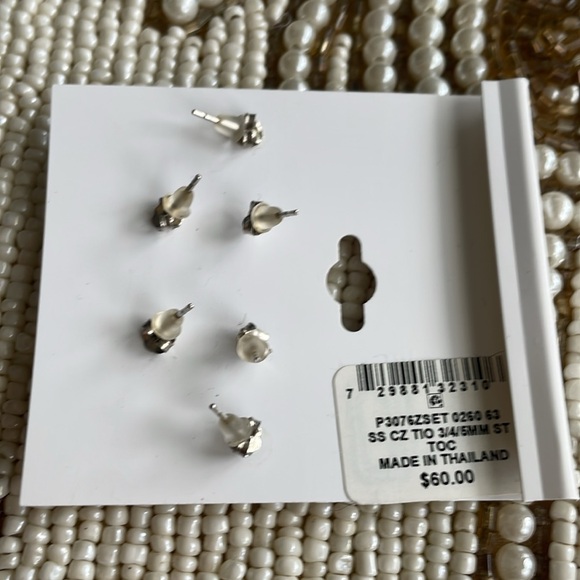 Cubic zirconia, silver - Picture 2 of 2